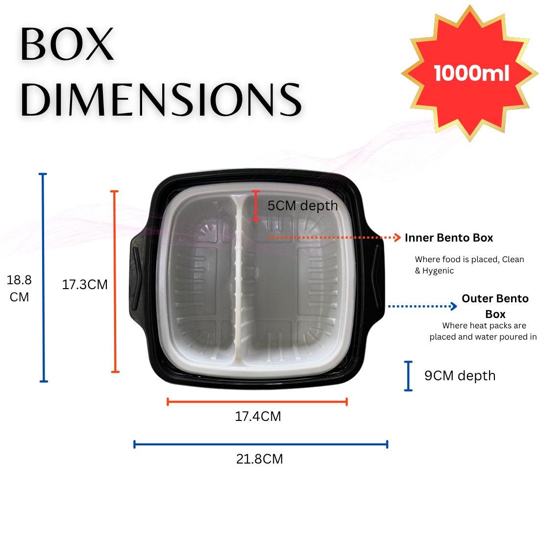 2-Compartment Bento 1000ml — image 7